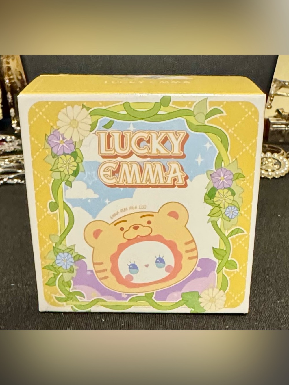 Lucky Emma Cute Animal Character Box - Yellow